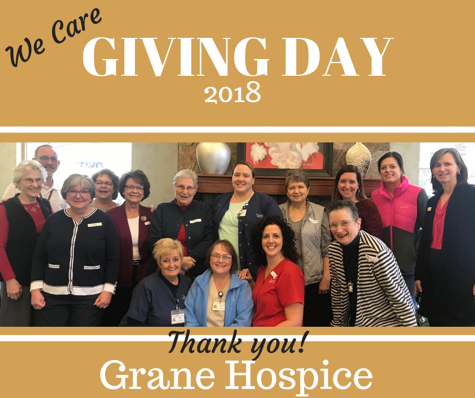 2018 - FB - Nov 27 - Giving Day - Grane Hospice