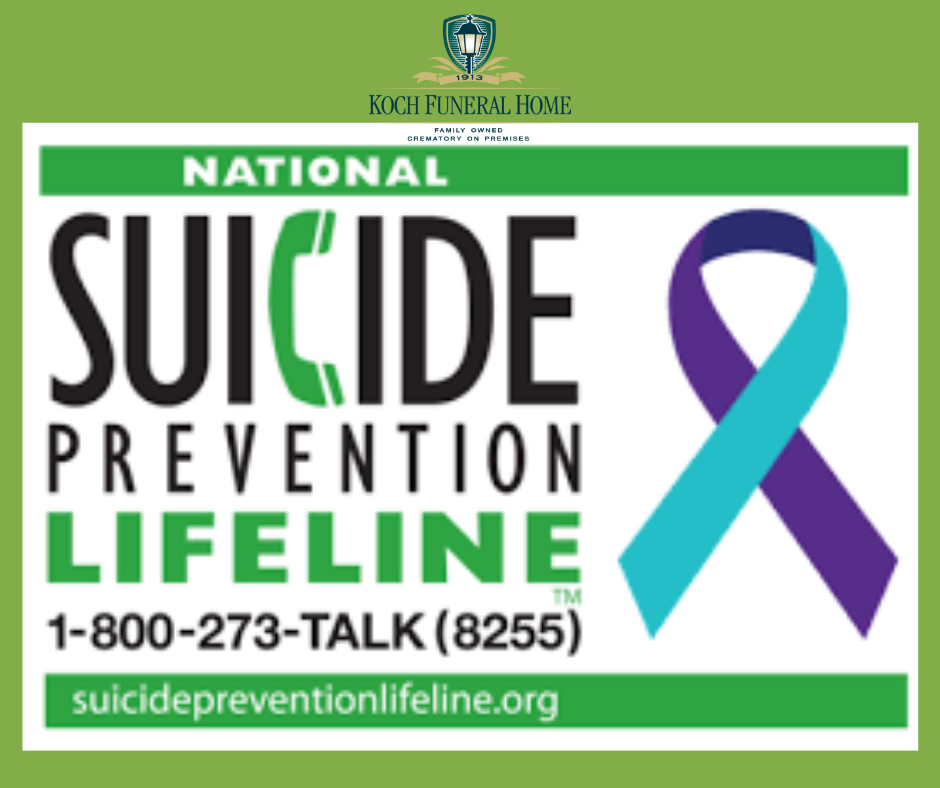 September ~ Suicide Prevention Month