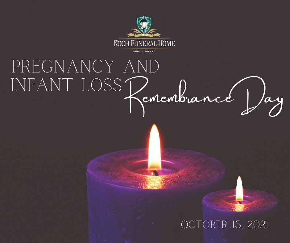 October 15 2021 - Pregnancy & Infant Loss Remembrance Day