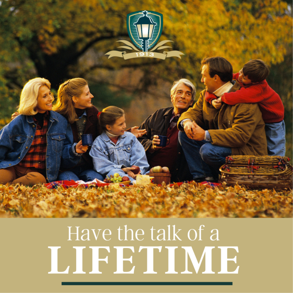 Start the conversation .... November is, "Have the Talk of a Lifetime"