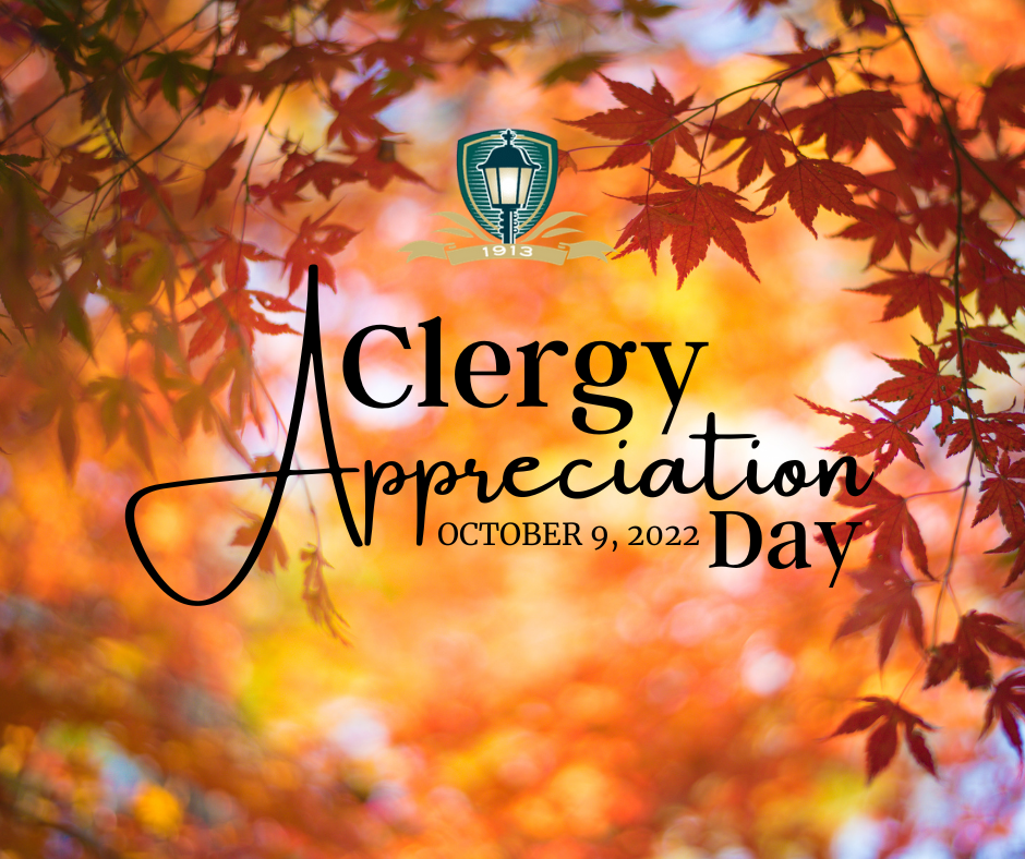 October 9 2022 - Clergy Appreciation Day