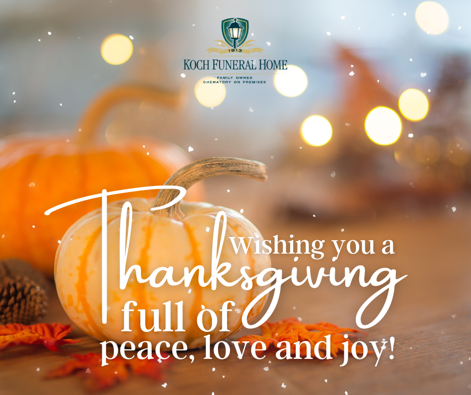 November 24, 2022 -  Wishing You a Meaningful Thanksgiving!