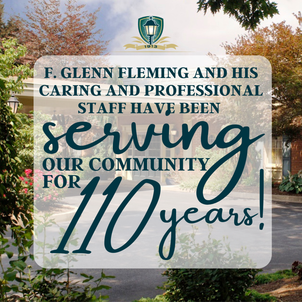 Celebrating 110 Years of Service!