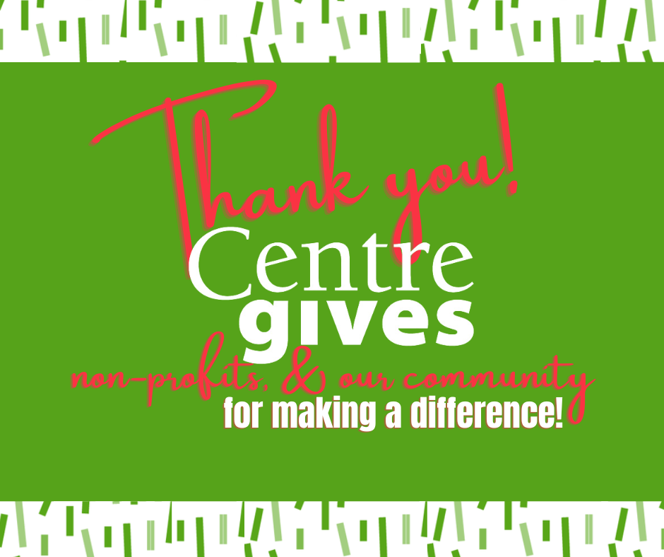 #CentreGives - Thank you to all!
