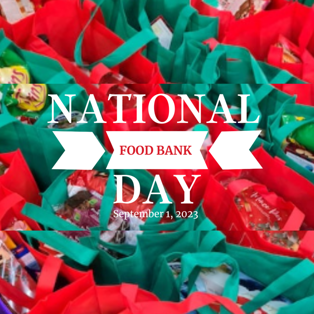 September 1 - National Food Bank Day 