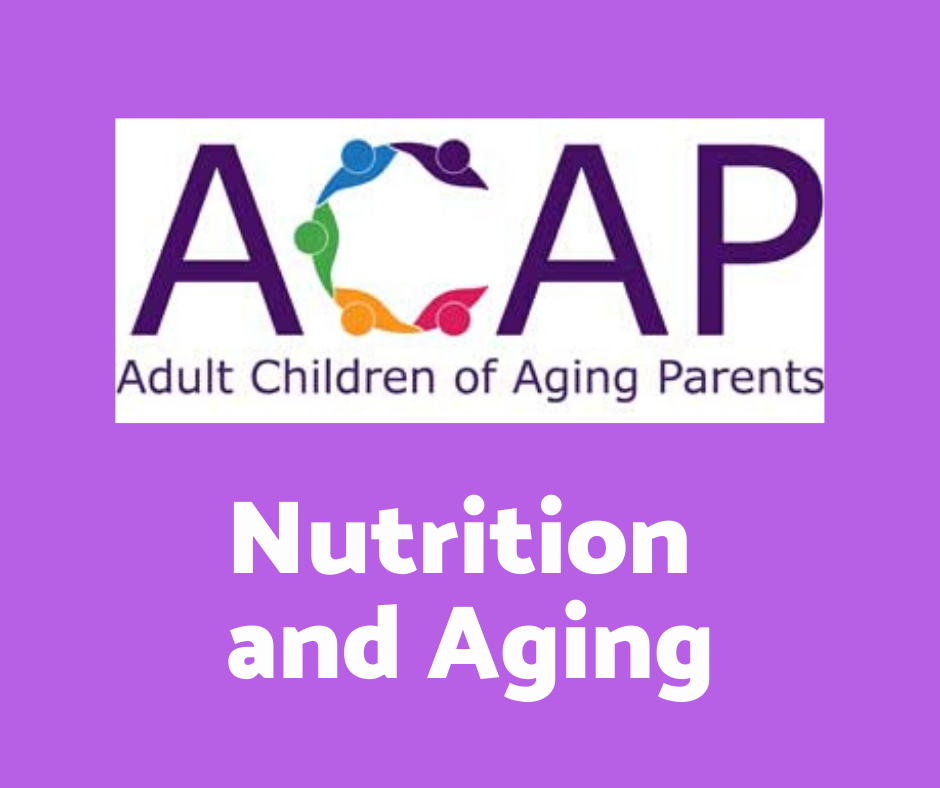 2020 - FB - July - ACAP - Nutrician & Aging