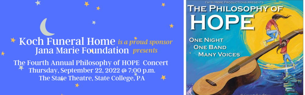 September 22 2022 - The Fourth Annual Philosophy of Hope Concert